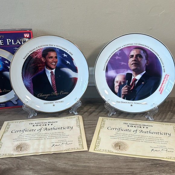 President Barack Obama Collectable Plates - Picture 9 of 9